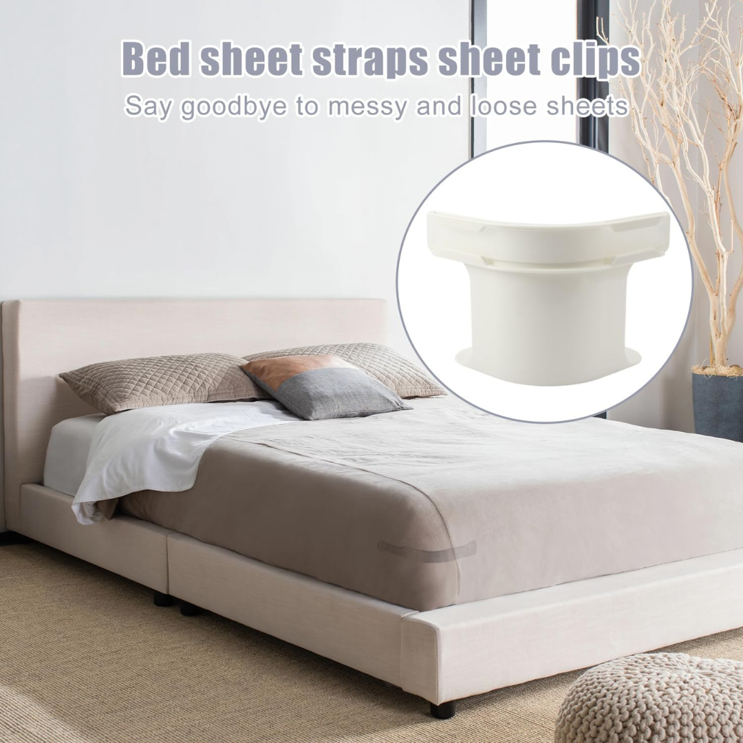 Bed Sheet Fastening X 4 Clips
